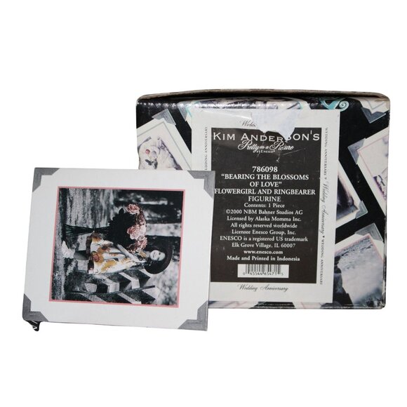 Kim Andersons Bearing the Blossoms of Love Flowergirl Ringbearer Enesco Wedding - Picture 2 of 7